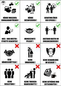 CORONA Friseur Regeln - Bitte klicken!